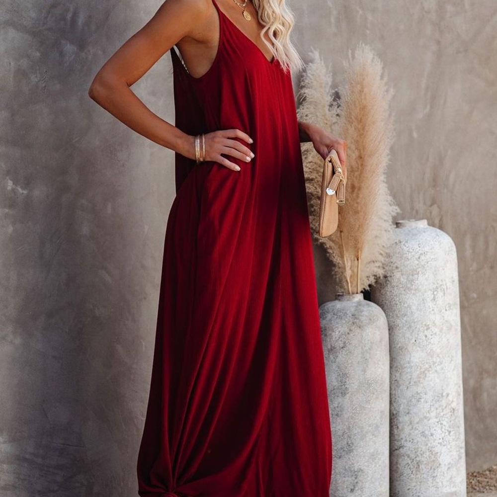 Vici Collection Olivia Pocketed Maxi Dress